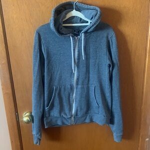 Gray Zip-Up Hoodie